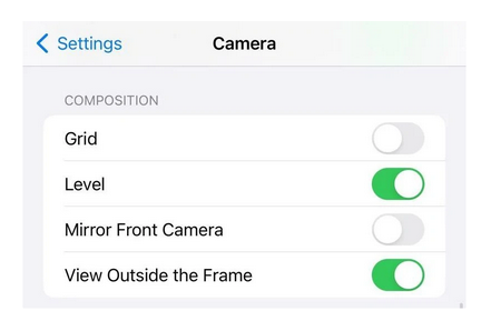 潮阳苹果授权维修点分享iOS17相机水平辅助线怎么用 